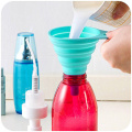 1PC Foldable Funnel Mini Portable Silicone Gel Practical Flexible Kitchen Funnel For Liquid Transfer Kitchen Cooking Accessories