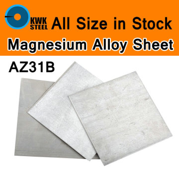 AZ31B Magnesium Alloy Sheet Mg Plate Flat Electroplating Anodes Experiment Anode CNC Machine Mould Metal Process All Size