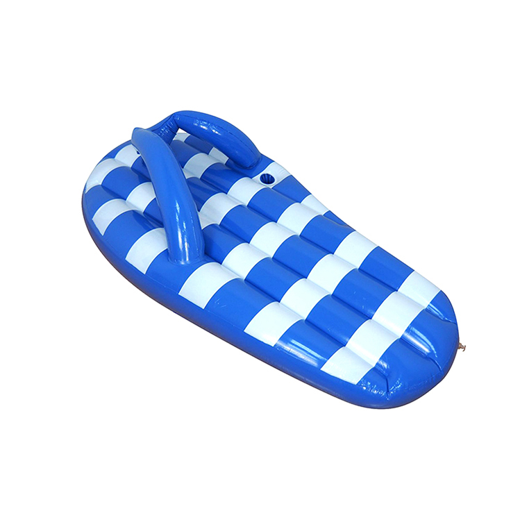 Custom inflatable flip flop air mattress pool float