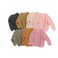 Free Shippimg Baby Solid Casual Basic Sweater, Crewneck Thick Kids Slouchy Soft Wool Clothing for Boys, Girls