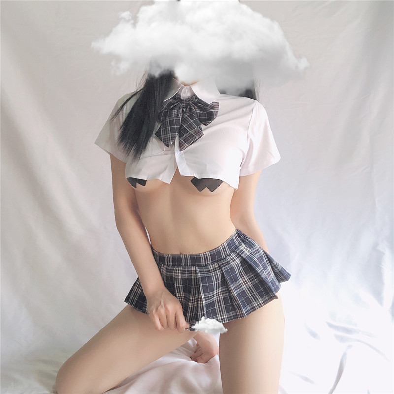 Japanese Style Women Sexy Schoolgirl Cosplay Cheerleader Plaid Nightclub Party Super Mini Pleated Cute Ladies Short Mini Skirts