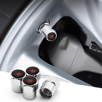 4PCS/set car tire anti-theft valve cap auto supplies auto parts car tire valve cap for Subaru STI LEGACY XV Forester Impreza WRX