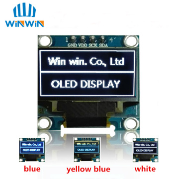 NEW 0.96 inch IIC Serial White/Blue/Yellow OLED Display Module 128X64 I2C SSD1306 12864 LCD Screen Board for Arduino