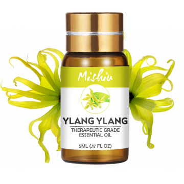 Mishiu Natual Essential Oil for Diffuser Aromatherapy Oil Ylang Ylang Basil Citronella Fennel Orange Body Skin Care Oil 5ML