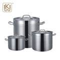 304 stainless steel stock pot with induction bottom