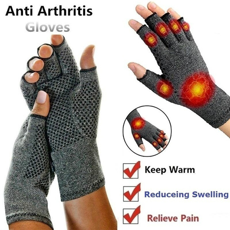 1Pairs Winter Warm Arthritis Gloves Touch Screen Gloves Anti Arthritis Therapy Compression Gloves and Ache Pain Joint Relief