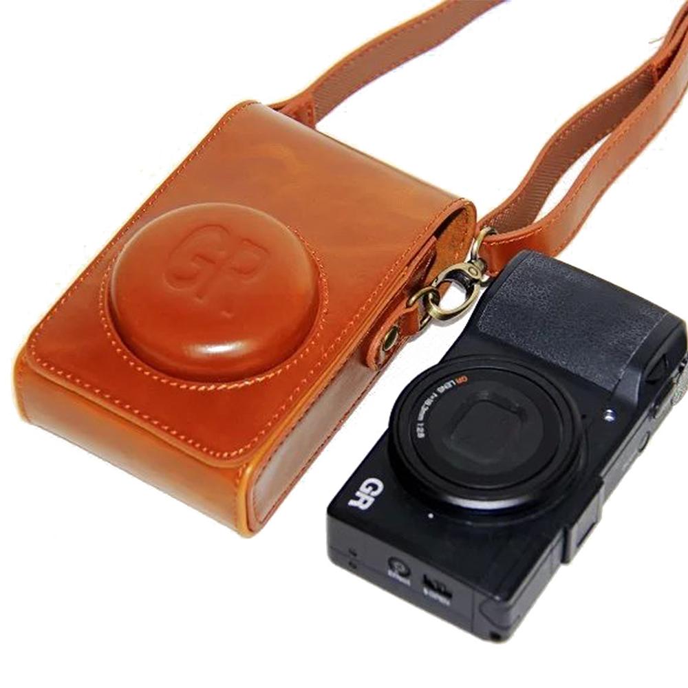 Full Body Precise Fit PU Leather Digital Camera case Bag Cover for Ricoh GR GRII GR2 GRIII GR3 Cameras Bag Skin