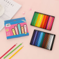 Fashion 36 Colors Triangular Crayons Safe Non-toxic Triangular Colouring Pencil for Students Kids Children UY8