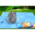 3 size Outdoor Moistureproof Foldable Camping Mat For Picnic Sand Mat Blanket Pad for Camping Hiking +Storage Bag