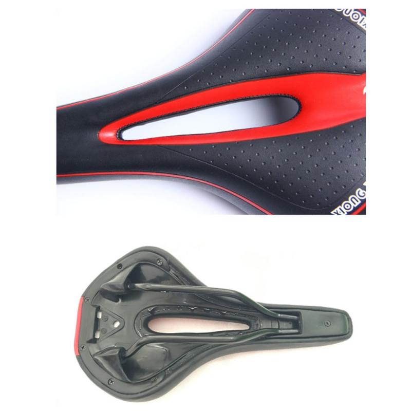 Extra Soft Mountain Bike Saddle MTB Road Cycling Shock Absorbing Hollow Bicycle Saddle Anti-skid GEL PU Seat Bicycle Accessories