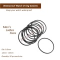 0.5mm Size 12-30mm Excellent Quality O Ring Watch Case Back Gasket Rubber Seal Washers Watchmaker Tool Lowest Price