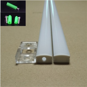 2-30 Set/Lot 0.5m 12mm Strip Led Aluminium Profile For Bar Light Channel, Flat Housing Kitchen Cabinet Wall Mounted 1205