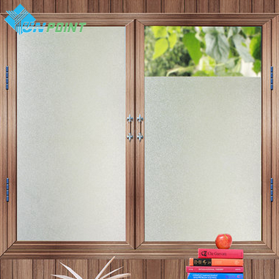 PVC Frosted Glass Stickers Opaque Waterproof Bathroom Privacy Decorative Film Self-Adhesive Scrub Electrostatic Window Wallpaper