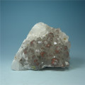 Natural mineral red crystal dolomite stone symbiosis chalcopyrite mineral specimens teaching specimens of the original stone