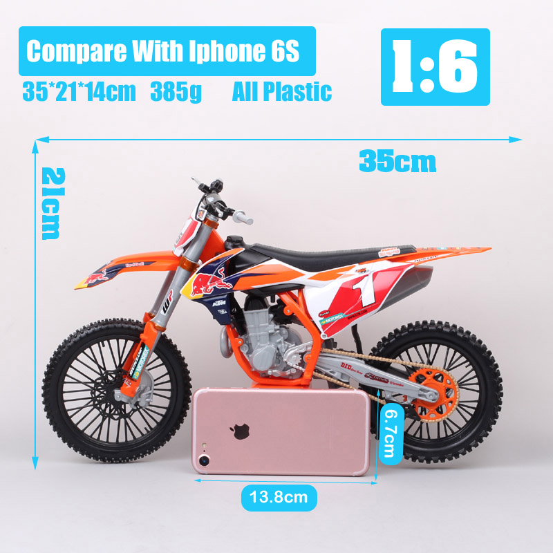 1:6 Scale 2017 Maisto Big 450 SX-F SXF NO.1 Ryan Dungey #25 Marvin Musquin Motocross Model Dirt Bike Diecast Toy Motorcycle Boys