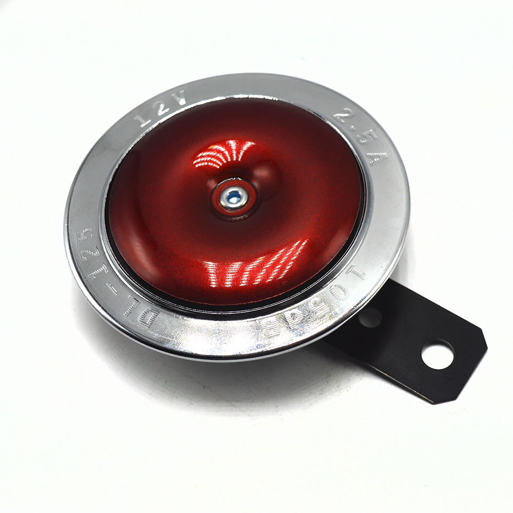 2016 New Big Motorcycle horn 12V 2.5A The diameter of 9cm punch red for HONDA suzuki Motorcycle general horn