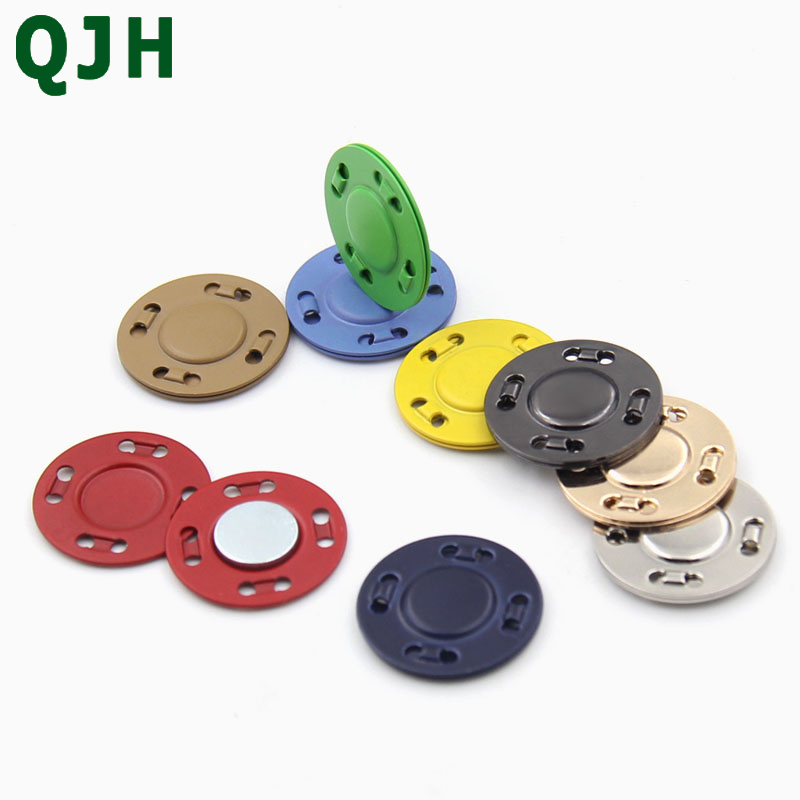 Hot Sale High Quality 20mm Metal Magnetic Snaps Button For Overcoat Bag Garment Accessories Scrapbooking DIY Sewing Buttons