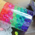 3000pcs/lot Crystal mud hydrogel crystal soil outdoor water beads vase soil grow magic balls colorful wedding home decorations