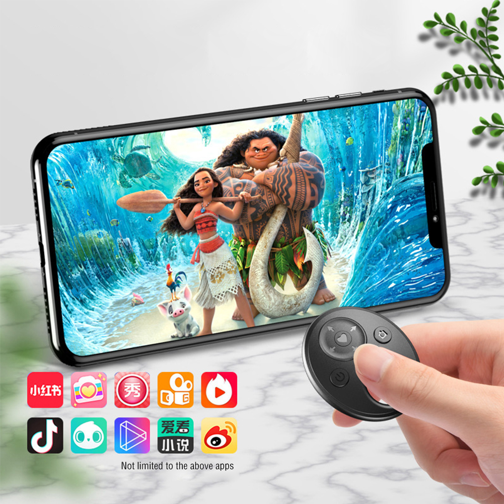 Mini Wireless Bluetooth Remote Controller Photo Control One-Button Shutter Release Selfie Timer Selfie Stick For iPhone Android