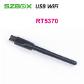 SZ RT5370 150Mbps USB WiFi Dongle Wireless 802.11 LAN Adapter Rotatable Antenna for PC Satellite TV Receiver V8S Freesat V7 V8