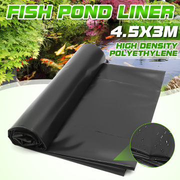 4.5X3M HDPE Fish Pond Liner Garden Pond Landscaping Pool Reinforced Thick Heavy Duty Waterproof Membrane Liner Cloth Guaranty