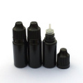 50pcs Black PE 10ml Empty Bottle Soft Plastic Bottles With Childproof Cap E Liquid Vial