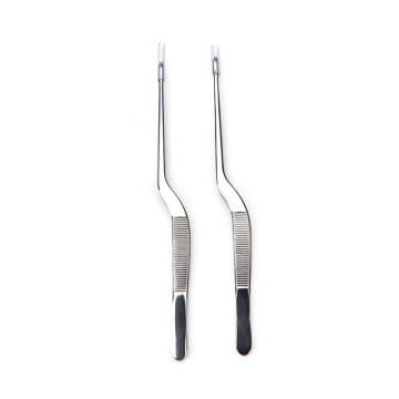 1PC Dental Oral Stainless Steel Curved Tweezer Ear Nose Clip Health Care Makeup Cosmetic Tools Medical Use