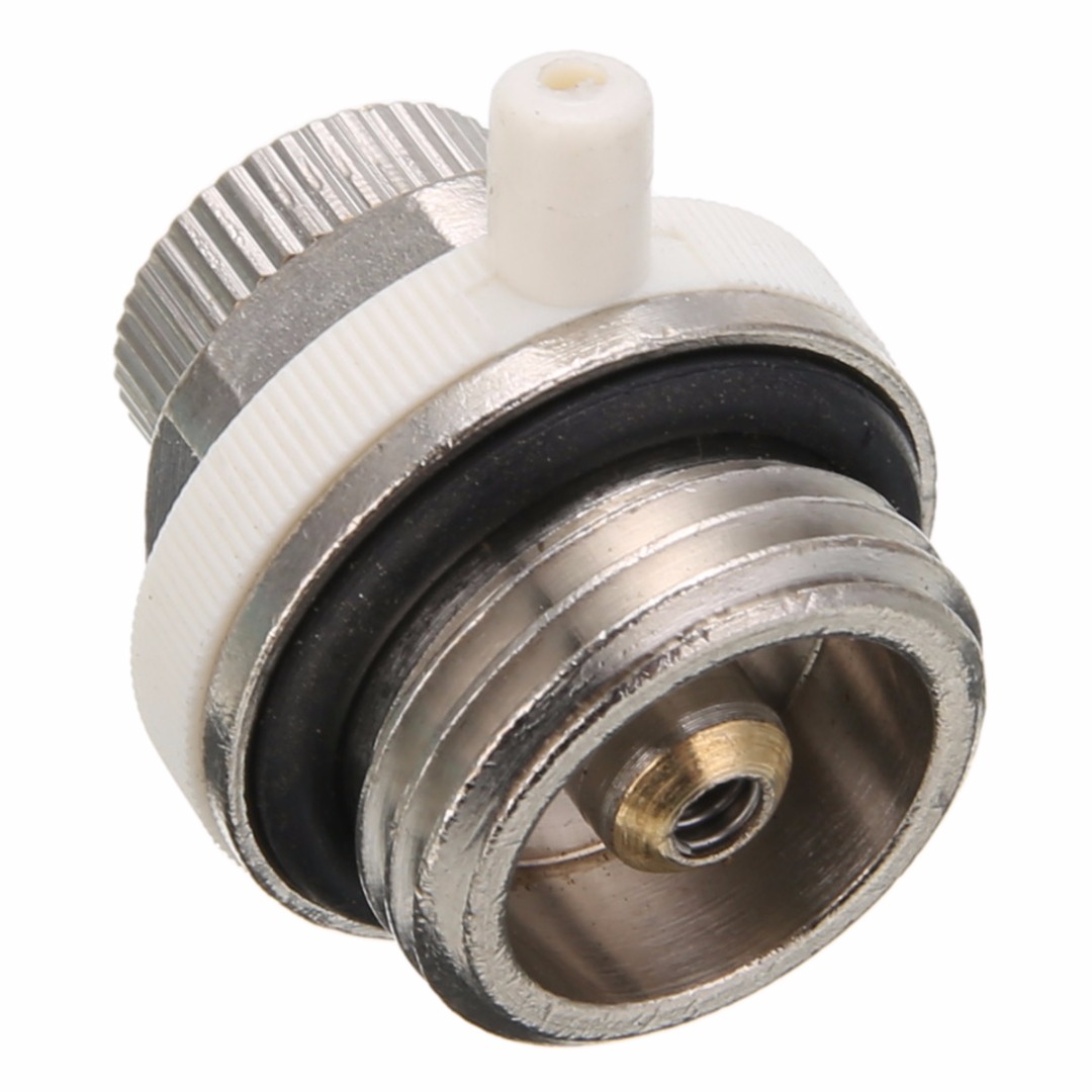 1/2'' Fully Automatic Air Vent Valve Part Mayitr Venting Heating Radiator Valve Parts Silver