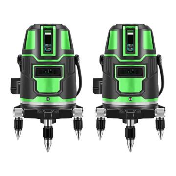 Green LaserLevel 360 Degree Cross Line Rotary Level Measuring Instruments 5 lines 6 points for Construction Tools