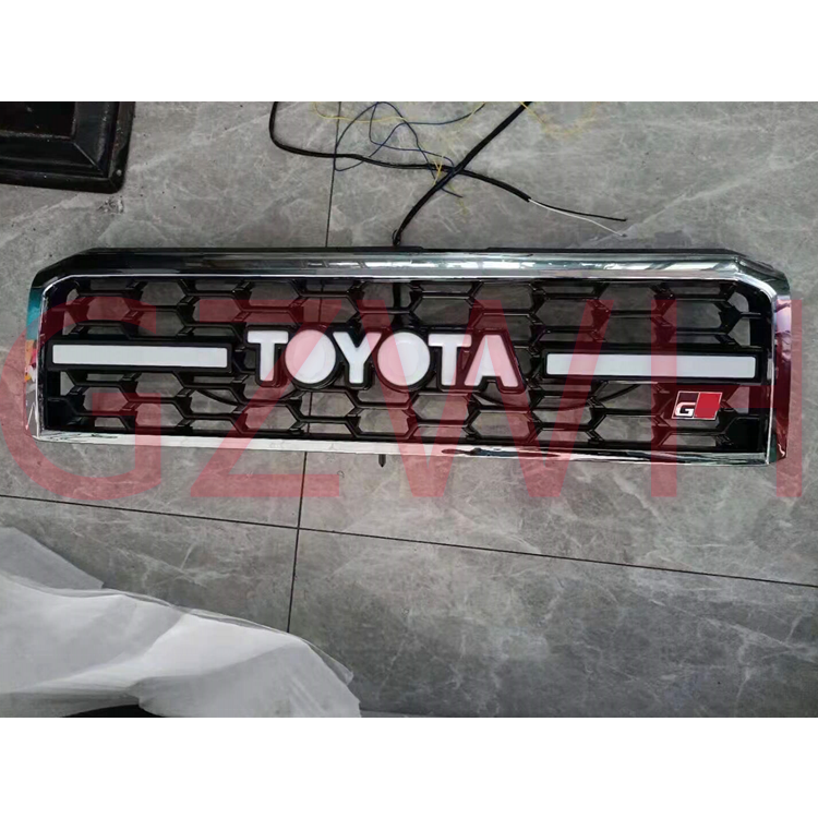 Abs Plastic Front Bumper Grille Middle Grille Led Grille For Lc7 Series2