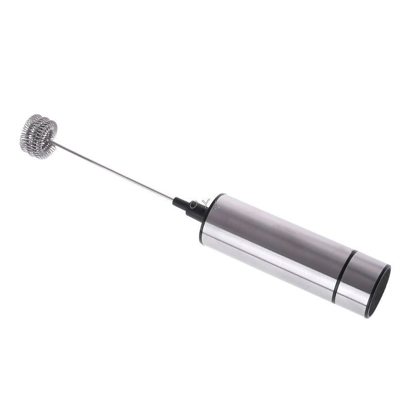 Electric Handheld Stainless Steel Milk Frother Auto Stirrer Kitchen Tools