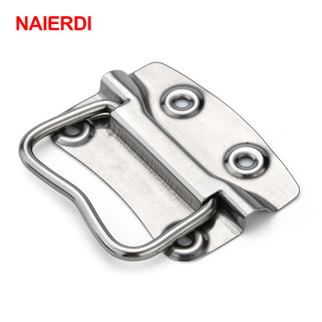 NAIERDI-J203 Cabinet Handle Wooden Case Knobs Tool Boxes Stainless Steel Handles Kitchen Drawer Pull For Furniture Hardware