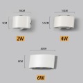 Modern Led Wall Lamp Waterproof Wall Sconces Indoor Stair Light2W 4W 6W Fixture Bedside Living Room Loft Up Down Hallway Lampada