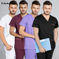 Dental Hospital nursing uniform scrubs suits pet doctor working clothes Breathable Solid color Pet clinic nurse uniform workwear