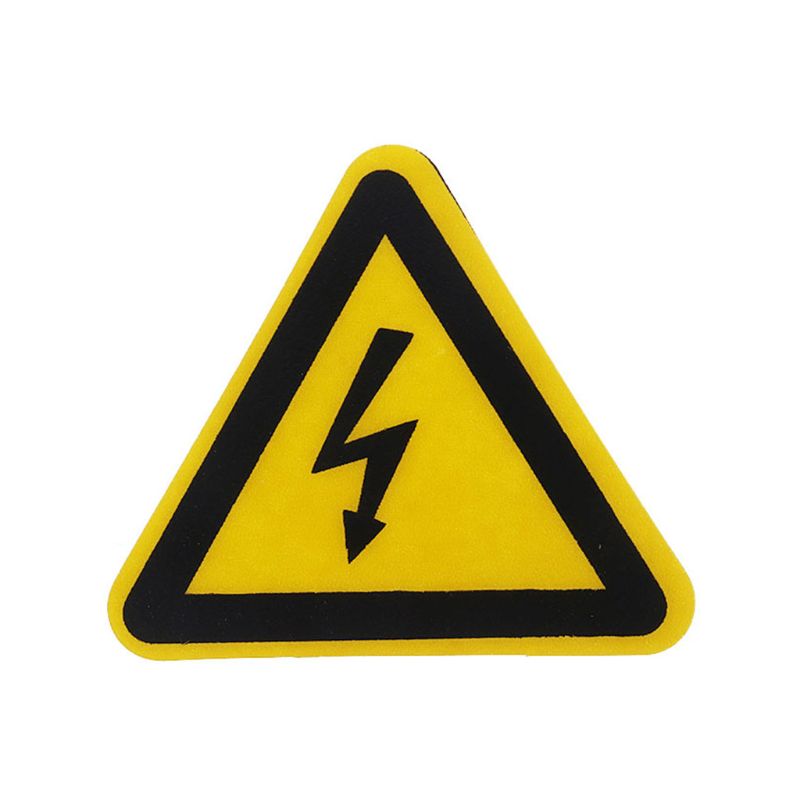 Warning Sticker Adhesive Labels Electrical Shock Hazard Danger Notice Safety 25mm 50mm 100cm PVC Waterproof U1JA