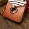 Kalimba 17 Keys Thumb Piano High Quality Wood Mahogany Mbira Body Musical Instruments Kalimba Piano Creative Music Box