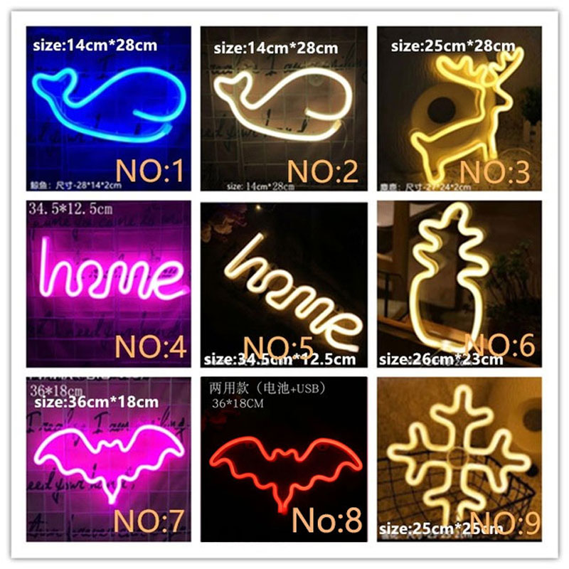 New LED Neon Light Pumpkin Wall Art Sign Lights Bedroom Decoration Hanging Desk Neon Lamp Party Holiday Home Decor Xmas Gift