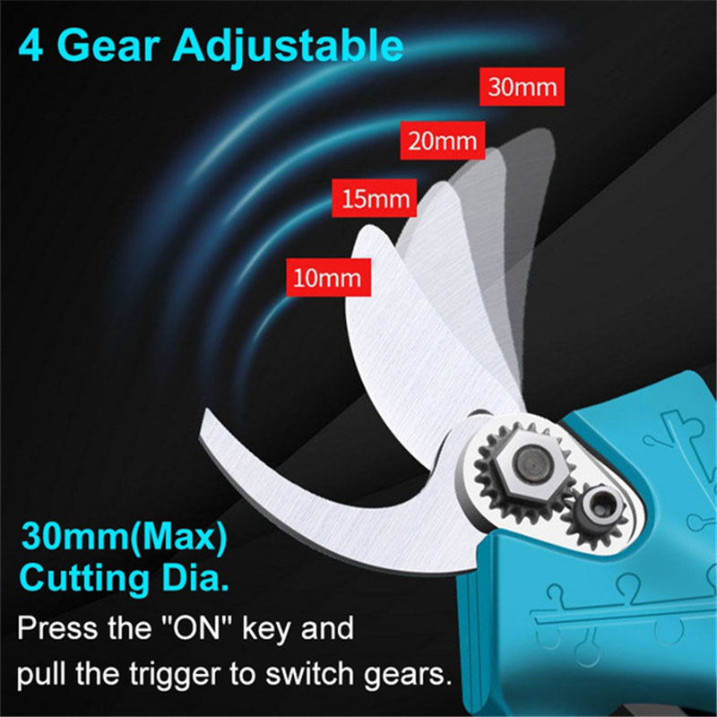 Electric Pruning Shears Cordless Garden Power Tool For Makita 18V-21V Battery ( not included) Rechargeable Branch Cutter