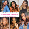 Brazilian Ombre Body Wave Human Hair Bundles 3 Tones Color 1B427 Ali Julia Colored Hair 16-26 Inches Ombre Human Hair Extensions