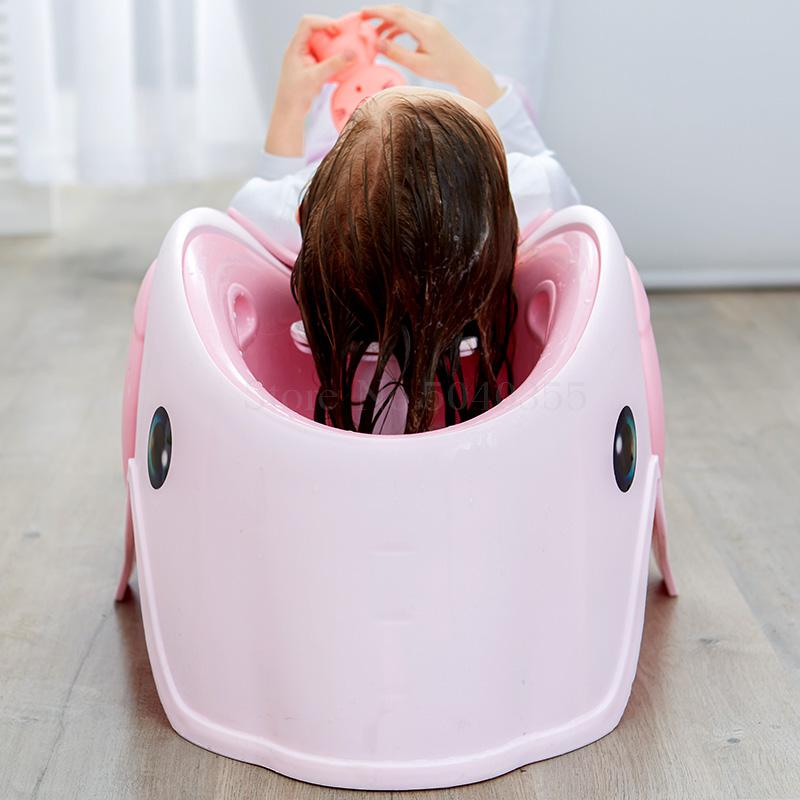 Baby shampoo bed shampoo child shampoo recliner foldable baby shampoo chair child shampoo artifact can sit