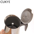 CUKYI 4/6/9 cups Stainless steel Italy Moka pot Espresso Coffee Maker 200ml/300ml/450ml