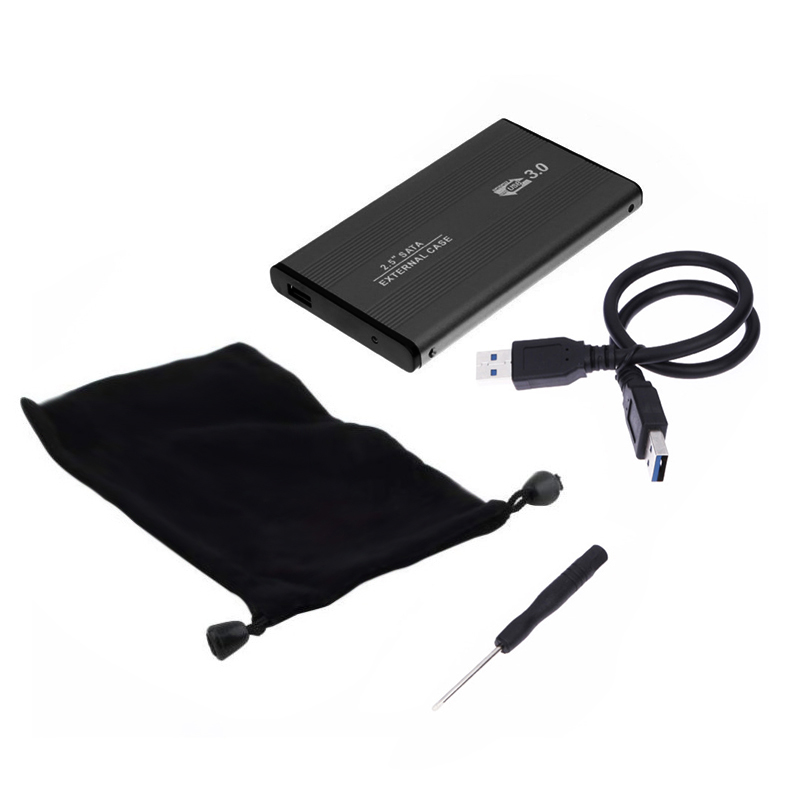 NEW Arrival 2.5" USB 3.0 SATA HDD Box HDD Hard Disk Drive External HDD Enclosure Black/White/Red/Blue Case