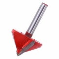 90 Degree CNC Engraving Woodworking Milling Cutter Carbide Coated Tipped Double Edge Miter Fold 3D V Groove Router Bit Tool