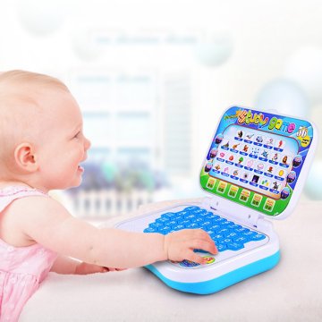 Baby Kids Learning Machine Kid Laptop Toy Early Interactive Machine Alphabet Pronunciation Educational Toys Gift for Children