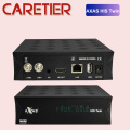 2020 Axas His Twin DVB-S2/S HD Satellite TV Receiver WiFi + Linux E2 Open ATV 6.3 smart tv box replace ZGEMMA box