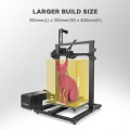LONGER LK1 3D Printer with 2.8" Touch Screen Big Printed Volume Unique Frame Design Resume Printing 3D Print Printer 3D