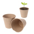 2020 New 50Pcs Round Biodegradable Paper Pulp Peat Pots Nursery Cup Tray Garden