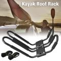 2PCS Kayak Roof Rack Universal Rooftop Rack Carrier For Kayak Canoe Paddle Boat Surf Ski Universal Roof Rack