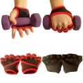 OOTDTY 1pair Weightlifting Workout Fitness Gloves Weight Training Gloves Gym Barehand Grip for Rowing Pull Up
