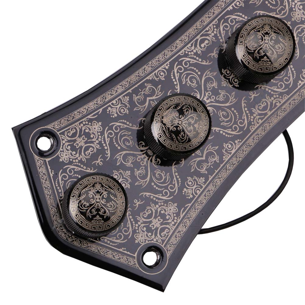 1pcs JB switch control plate For Fender Jazz Bass Guitars Chrome plated surface Guitarra Guitar Accessories And Parts